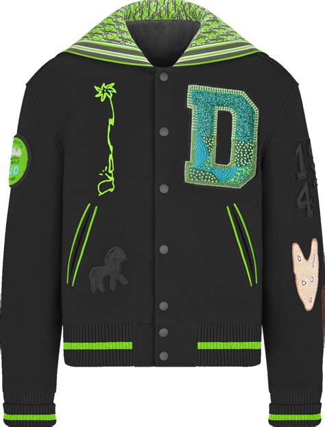 dior jacket price|christian dior varsity jacket.